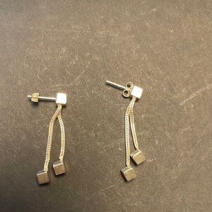 Elegant Sterling Silver Dangle Earrings